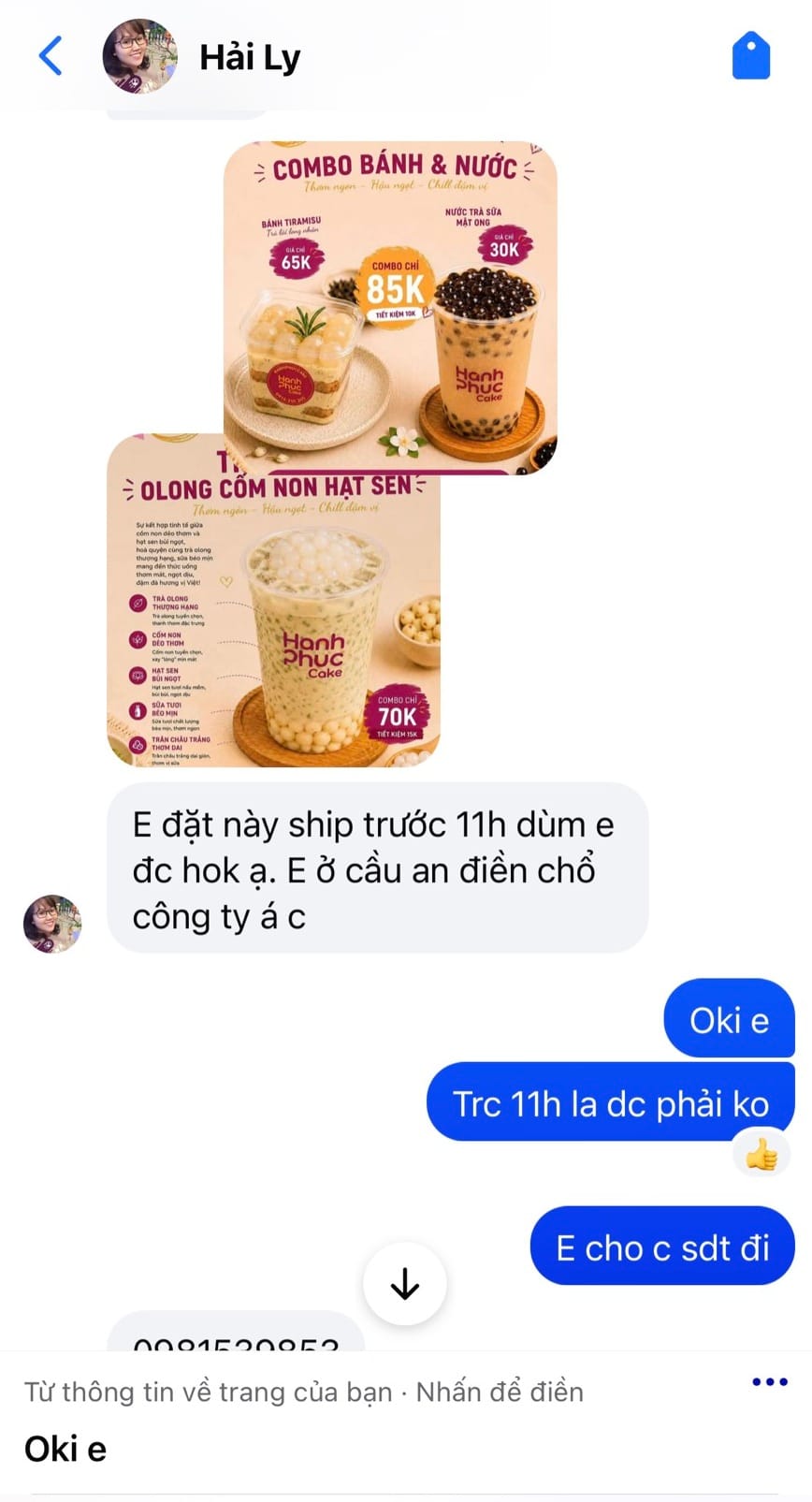 Bằng chứng khách lạ đặt hàng qua Zalo (3)